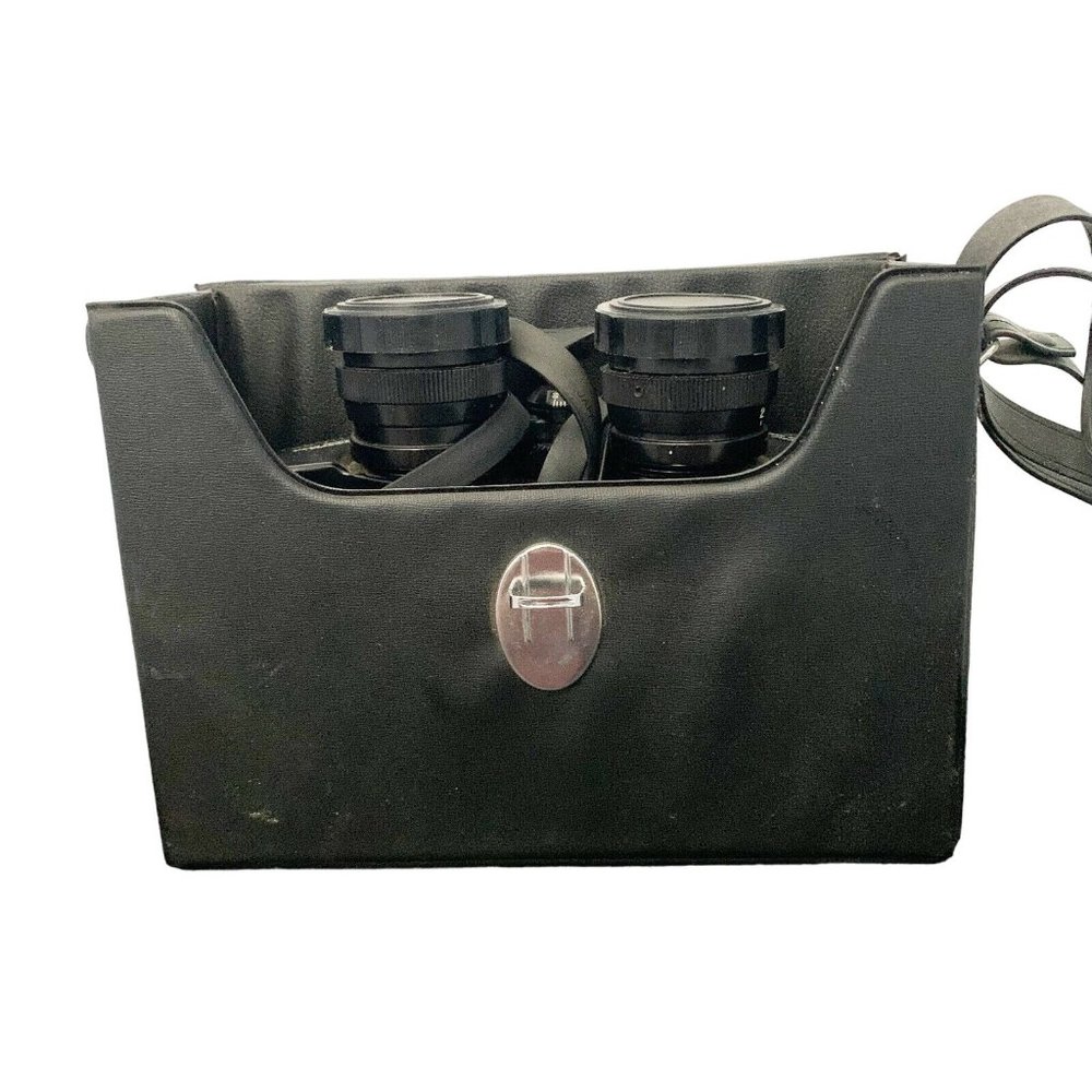 Vintage Skyline Binoculars Fully Coated Optics Precision Made 7x35 Feild 8"